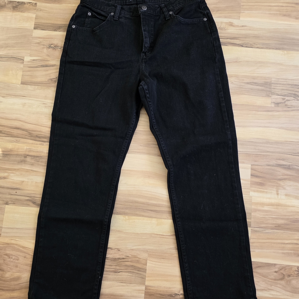 Lee Women Dark Black Relaxed Jeans